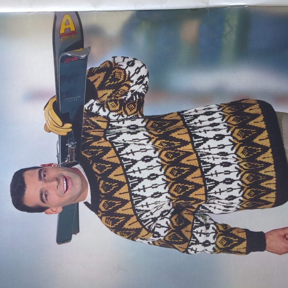 Spinnerin His and Hers Vintage 1960's Knitting Pattern  Magazine